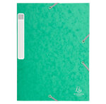 Boite de classement Cartobox - A4 - Dos 25mm Carte lustrée Vert x 25 EXACOMPTA