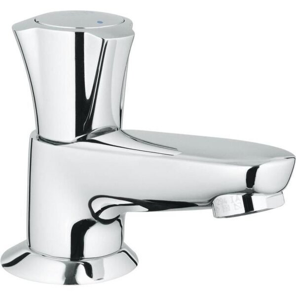 GROHE Mitigeur lavabo monocommande Costa 20404001 - Bec coulé fixe - Isolation thermique - Chrome - Taille L