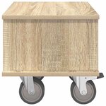 vidaXL Meuble TV Chêne Sonoma 37 x 35 x 35 cm Bois d'ingénierie