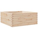 vidaXL Jardinière 110x110x46 cm bois de pin massif