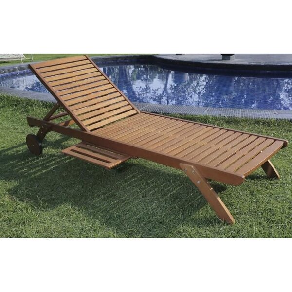 RAUHA Bain de soleil en eucalyptus FSC 195 x 71x 33 cm