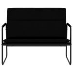 vidaXL Banc Noir 100x64x80 cm Similicuir