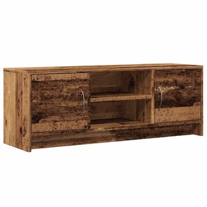 vidaXL Meuble TV vieux bois 102x30x37 5 cm bois d'ingénierie