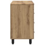 vidaXL Unité de vanité de salle de bain Chêne artisanal