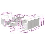 vidaXL Ensemble de canapé de jardin avec coussin 13 Pièces Noir polyrotin