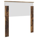vidaXL Tête de lit Chêne fumé 100 cm Bois d'ingénierie