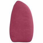 vidaXL Coussin de Dos Bordeaux 180 x 24 x 50 cm Velours