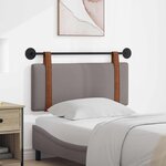 vidaXL Tête de lit suspendue Taupe PU antique