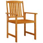 Ensemble de jardin 7 pièces en bois d'acacia solide