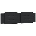 vidaXL Cadre de lit sans matelas noir 180x200 cm similicuir