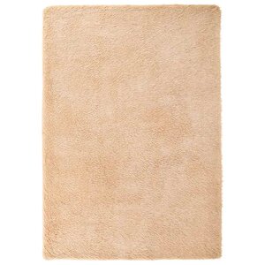 vidaXL Tapis shaggy à poils longs NAVARRA beige 240x340 cm polyester