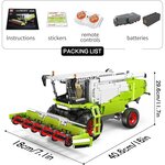 Mould King 17014 - Ensemble de construction de moissonneuse-batteuse KLAIRE LEXOR