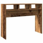 vidaXL Table console vieux bois 105x30x80 cm bois d'ingénierie