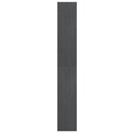 vidaXL Bibliothèque/Séparateur de pièce Gris 40x30x199 cm Pin massif