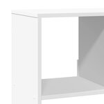 vidaXL Cloison de séparation blanc 100x33x187 5 cm bois d'ingénierie