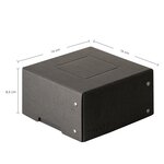 Purebox Black 150x150 85mm - Noir - X 5 - Falken