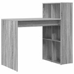 vidaXL Bureau Gris Sonoma 108 x 55 x 103 5 cm Bois d'ingénierie