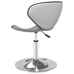 vidaXL Chaise de salle à manger Blanc Similicuir