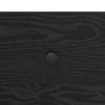 vidaXL Cabinet de chevet Chêne noir 40 x 42 x 50 cm Bois d'ingénierie