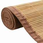 vidaXL Tapis en bambou 100x160 cm Marron