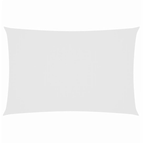 vidaXL Voile de parasol tissu oxford rectangulaire 2x4 5 m blanc