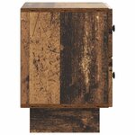 vidaXL Cabinet de chevet 2 pc Bois ancien 43 x 34 5 x 47 5 cm
