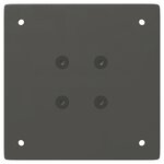 vidaXL Pieds de table console 4 pièces Anthracite 72-74 cm Acier