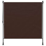 vidaXL Store Roulant Extérieur Marron 120 x 270 cm