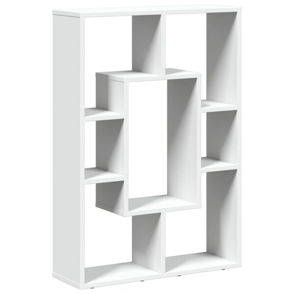 vidaXL Bibliothèque Blanc 63x20x90 cm Bois d'ingénierie