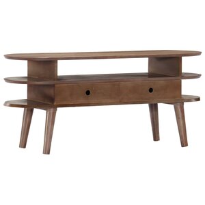 vidaXL Meuble TV 110x35x50 cm Bois d'acacia solide