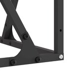 vidaXL Braise Marron 80 x 80 x 40 cm Acier résistant aux intempéries