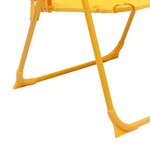 vidaXL Ensemble de bistro avec parasol pour enfants 3 Pièces Jaune