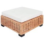 vidaXL Ensemble de canapés 14 Pièces Rotin naturel