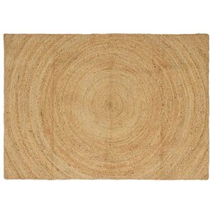 vidaXL Tapis de surface Rectangulaire Marron 140 x 200 cm Jute
