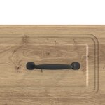 vidaXL Meuble TV Chêne artisanal 147 x 34 5 x 27 cm Bois d'ingénierie