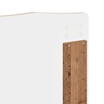 vidaXL Tête de lit Bois Ancien 135 cm Bois d'ingénierie