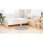 vidaXL Tapis Gris 90 x 90 cm Polypropylène