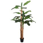 vidaXL Bananier artificiel 9 feuilles 120 cm vert