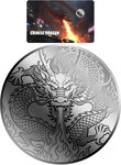 Monnaie CHINESE DRAGON 1/500 Oz Platine 25$ Liberia 2026 (PRÉCOMMANDE)