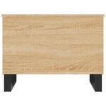 vidaXL Table basse Chêne sonoma 60x44 5x45 cm Bois d'ingénierie