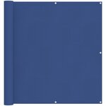 vidaXL Écran de balcon 110 x 1000 cm Tissu Oxford Rectangulaire Bleu