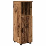 vidaXL Ensemble de mobilier de salle de bain 4 Pièces Bois Ancien