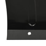 vidaXL Chasse-neige pour chariot élévateur 150x38 cm Noir