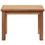 vidaXL Table basse Marron 50 x 35 x 36 cm Bois de teck solide