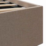 vidaXL Cadre de lit à rangement hydraulique sans matelas 120x200 cm