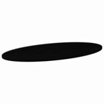 vidaXL Dessus de table 120x60x2 cm bois de chêne massif ovale