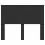 vidaXL Tête de lit Chêne noir 135 cm Bois d'ingénierie