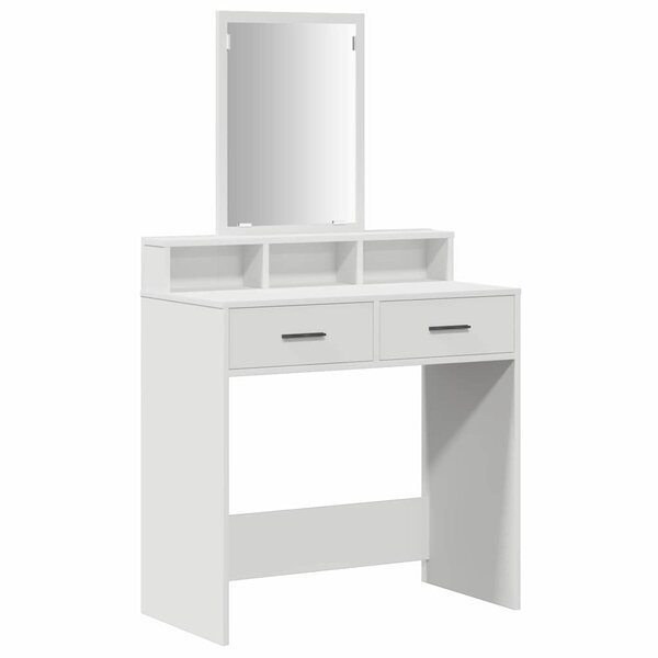 vidaXL Table de Toilette Blanc 79 x 41 x 140 cm Bois d'ingénierie