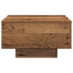vidaXL Table Basse   Bois Ancien  55x55x31 cm  Bois Ingénierie