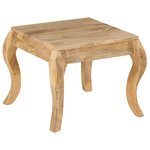 vidaXL Table d'appoint 45x45x40 cm Bois de manguier massif